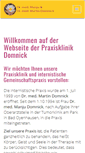 Mobile Screenshot of praxis-klinik-domnick.de
